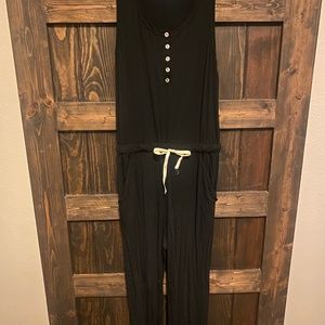 Black long romper